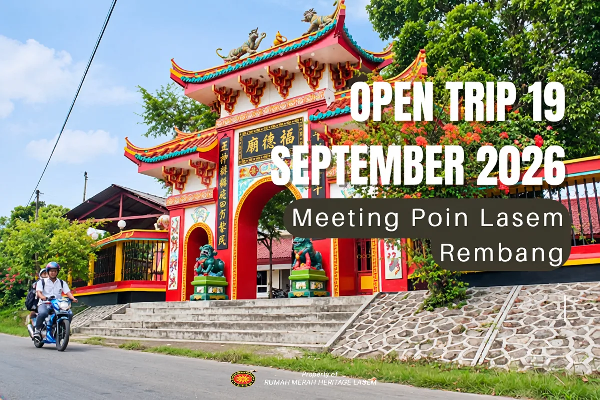 Paket Open Trip 19 September 2026 Lasem Rembang